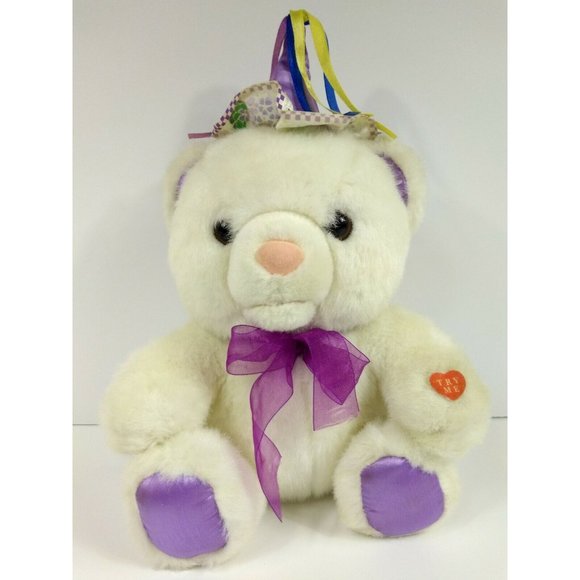 Animated Happy Birthday Bear 9" Plush + BABear workshop B-Day Cupcake Gift Decor - Picture 2 of 12